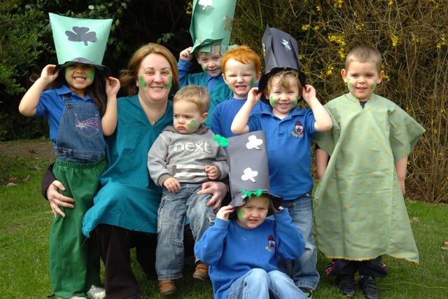 In 2009 Busy Bees in Ashton House at Ashton Park celebrated St Patrick's Day