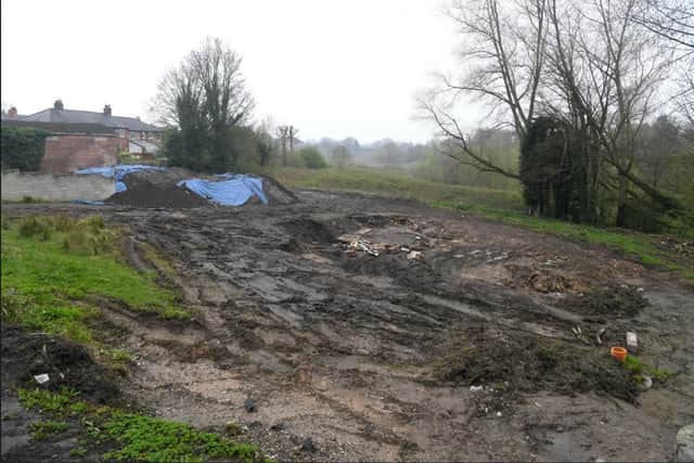 The site was occupied by a detached bungalow which was demolished in 2015.