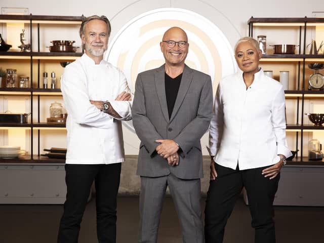 MasterChef:The Professionals judges Marcus Wareing, Gregg Wallace and Monica Galetti