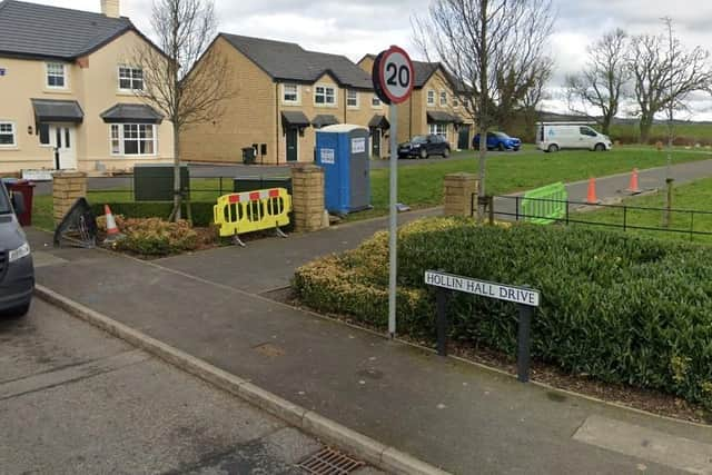 Three vehicles were involved in the fire which broke out on a driveway in Hollin Hall Drive, Longridge at 10.46pm on Monday, November 6