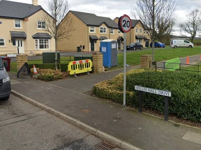 Three vehicles were involved in the fire which broke out on a driveway in Hollin Hall Drive, Longridge at 10.46pm on Monday, November 6