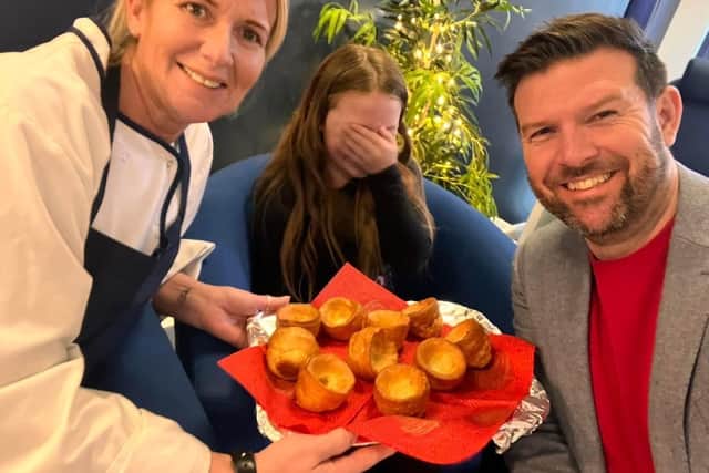 A Deputy Head Girl of a Flakefleet School in Blackpool who sent an email to a teacher 'scolding' him over not offering up any Yorkshire puddings for their Christmas lunch has triumphed by having them placed on the menu for all children next year.