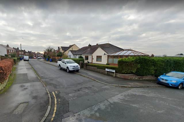 The junction of Highfield Road South and Chorley Hall Road - the route that residents fear refreshed drivers will take after leaving the new Starbucks (image: Google)