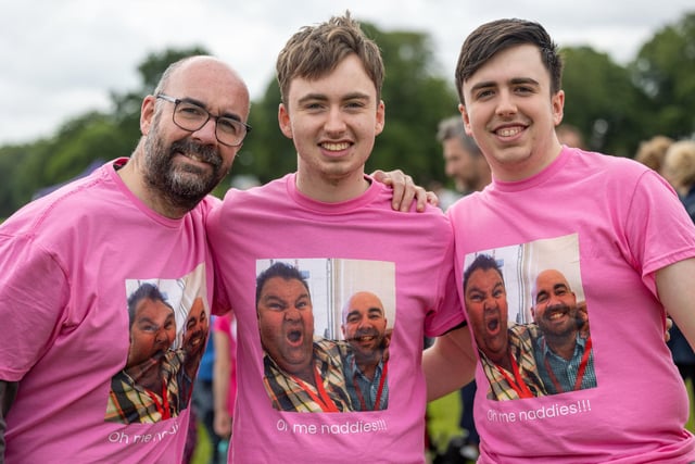This trio of runners were determined to raise as much money as possible in Race for Life at Preston's Moor Park