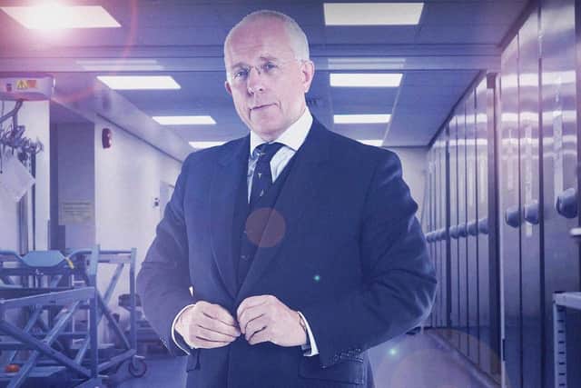 Dr. James Adeley, Lancashire and Blackburn's senior coroner (Credit: Lee Brown/ Channel 5 Television)