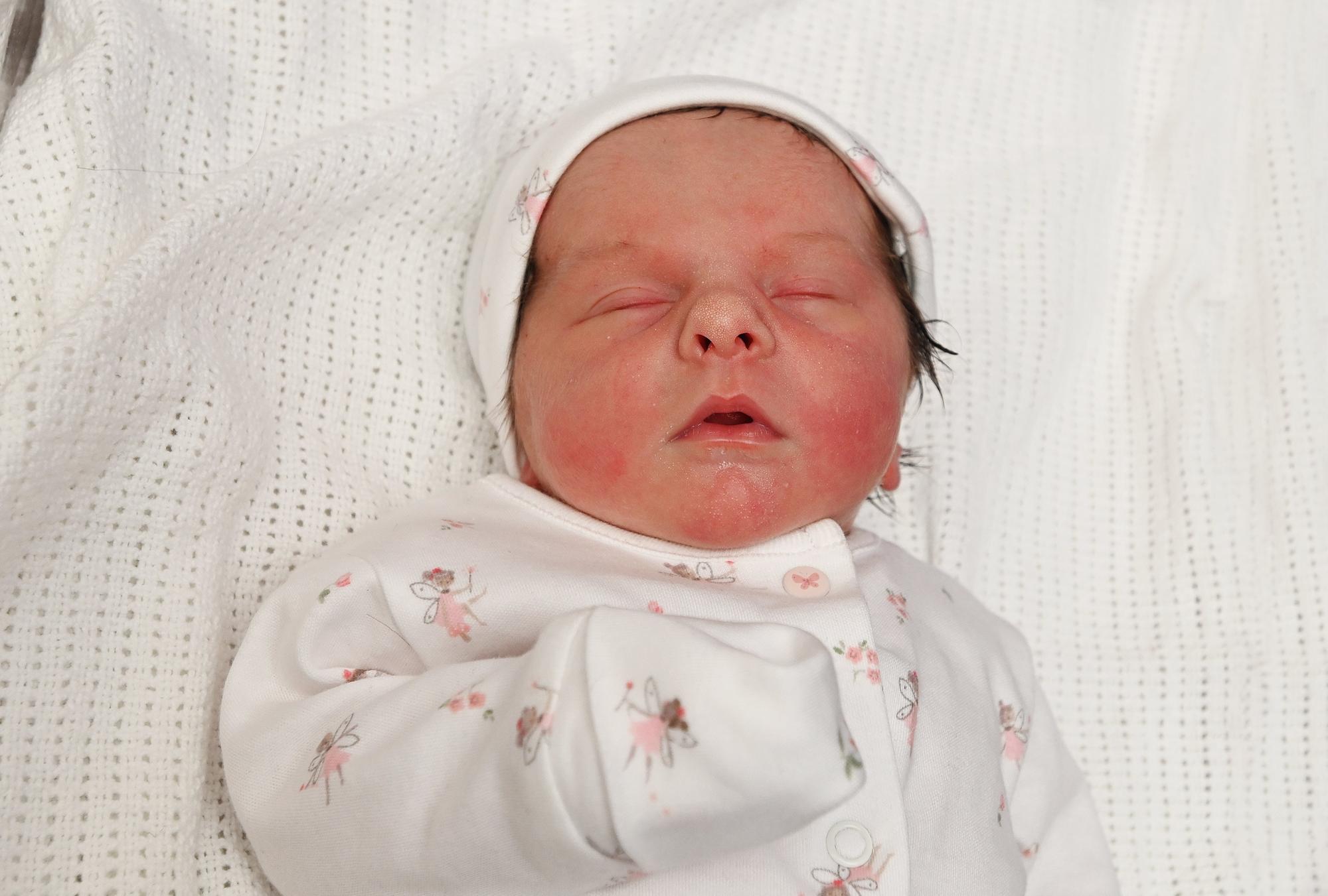 Baby Esme Rene, born October 11 at 7.47pm weighing 7lb 11oz, to Megan Brindle and Jamie Moody from Preston.
