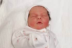 Baby Esme Rene, born October 11 at 7.47pm weighing 7lb 11oz, to Megan Brindle and Jamie Moody from Preston.