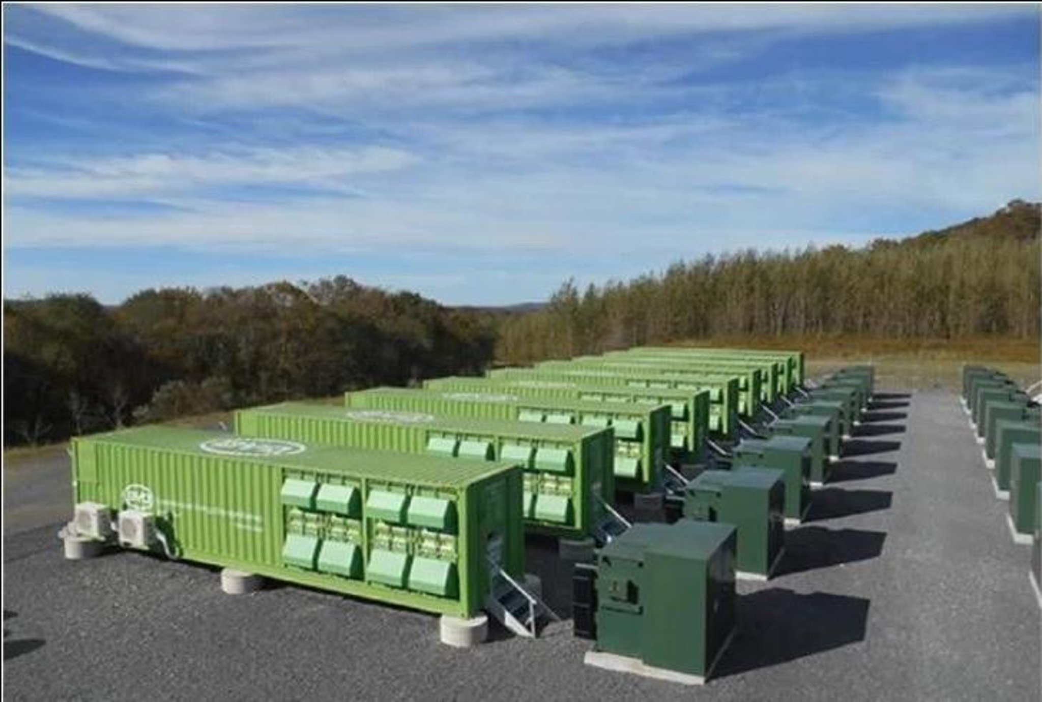 New power storage unit for Penwortham to be delivered - with batteries provided