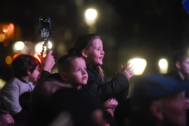 Preston Christmas Lights Switch On