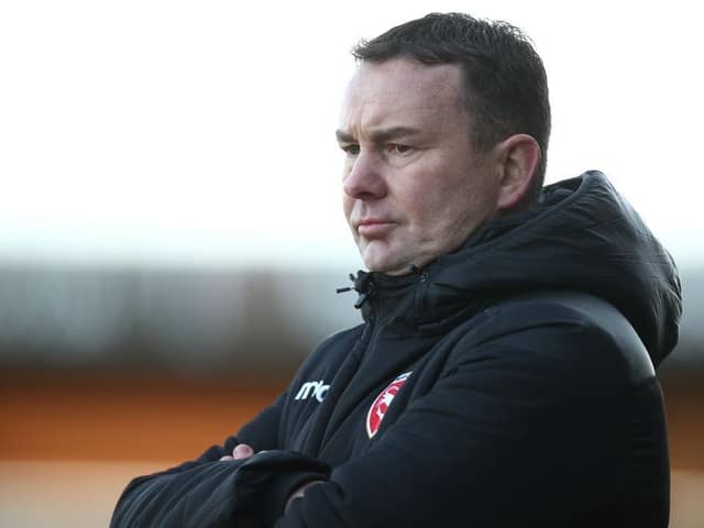Morecambe manager Derek Adams Picture: Pete Norton/Getty Images