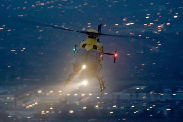 The police helicopter was deployed to search for the man who broke into a home in Ribbleton on Sunday night (November 13)