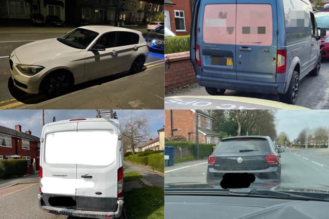These are the cars from in and around Preston that were stopped by Lancashire Road Police since Saturday.