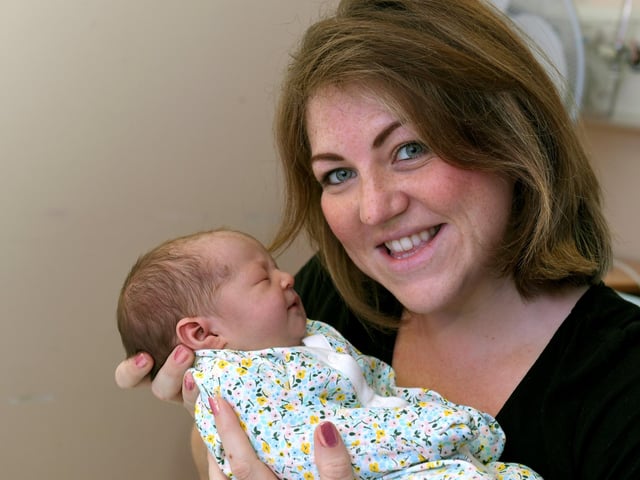Penny Judith Burton, born on September 11 at 5.29am on weighing 8lb 2oz, to parents William and Victoria Burton, of Fulwood.