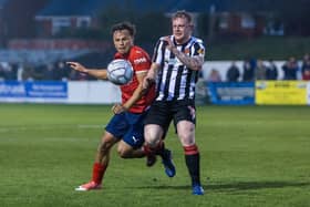 Action from Chorley's 2-2 draw with York City (photo: Stefan Willoughby)