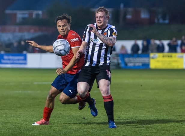 Action from Chorley's 2-2 draw with York City (photo: Stefan Willoughby)
