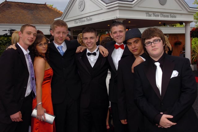 Still in 2008 with this picture of school leavers attending the Our Lady's High School prom