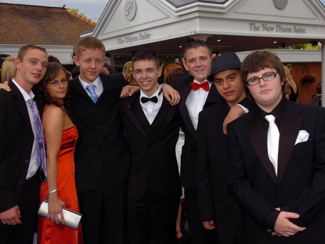 Still in 2008 with this picture of school leavers attending the Our Lady's High School prom