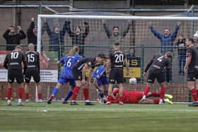 Chorley were down on their haunches after conceding twice in stoppage time against Buxton (photo: David Airey/dia_images)