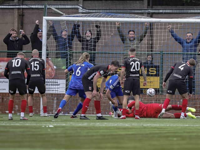 Chorley were down on their haunches after conceding twice in stoppage time against Buxton (photo: David Airey/dia_images)