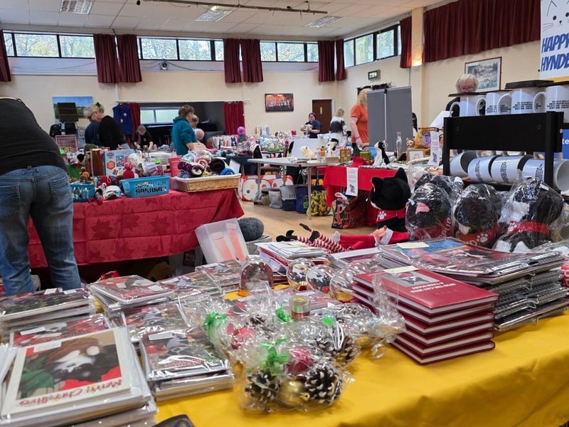 View of the hall before opening  from the SRPCC stall