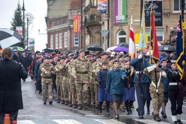 Remembrance Sunday last year in Chorley