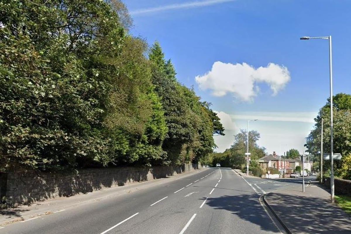 Motorcyclist injured in crash with car closing road in both directions