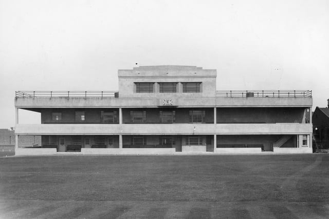 Another image that was taken in the 60s or 70s, rather in 1940. It shows Leyland Motors Sports Pavilion