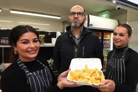 He is used to serving up feel-good food, but Asif Ali - pictured with two of his staff at King Kod on Watling Street Road - fears the energy bill he will soon be forced to digest