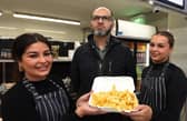 He is used to serving up feel-good food, but Asif Ali - pictured with two of his staff at King Kod on Watling Street Road - fears the energy bill he will soon be forced to digest