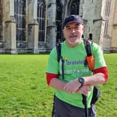 Martin Brown, 58, from Chorley, is embarking on a 90 day trek to Rome in memory of his late mum and to help raise funds for Derian House Children’s Hospice