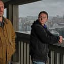 Daniel Brennan (Matthew Gurney) with daughter Carly (Lara Peake) in the new terrific new BSL drama Reunion (Picture: BBC/Warp Films/Matt Squire)