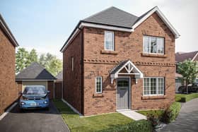 A CGI of the three-bedroom Croston
