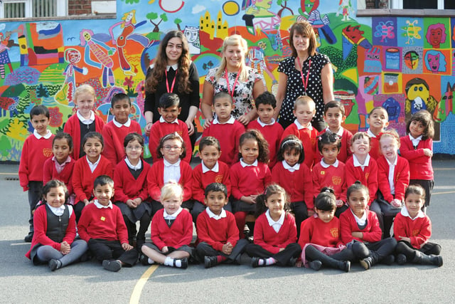 St Matthews CE Primary School, New Hall Lane, Preston 

Pictured left, Sofia Ahmad, Zara Hope and Catherine Morrissey