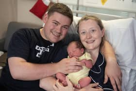 Rory Heginbotham, born May 12, at 00.00, weighing 7lb 6oz, to Sam and Will Heginbotham from Coppull.