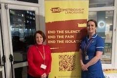 Alison McCrudden, LTHTR Patient Experience & Involvement Lead, and Emma Fleet, Clinical Nurse Specialist in Gynaecology and Endometriosis