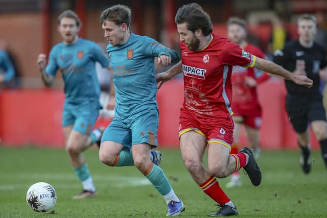 Chorley were beaten at Alfreton Town on Saturday Picture: David Airey