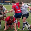 Match action from Preston Grasshopper's narrow loss to Sheffield (photo: Mike Craig)