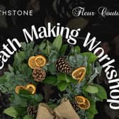 Annual wreath making with local florist Fleur Couture Thursday December 7