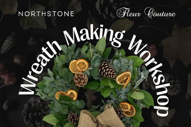 Annual wreath making with local florist Fleur Couture Thursday December 7