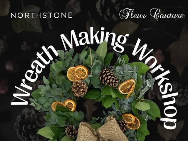 Annual wreath making with local florist Fleur Couture Thursday December 7