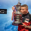 Nathan Aspinall won the Betfred World Matchplay title at Blackpool's Winter Gardens in 2023 Picture: Taylor Lanning/PDC