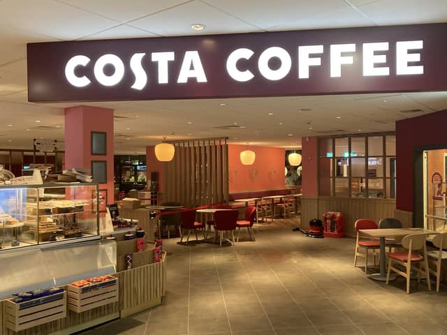 A generic shot of a Costa Coffee store