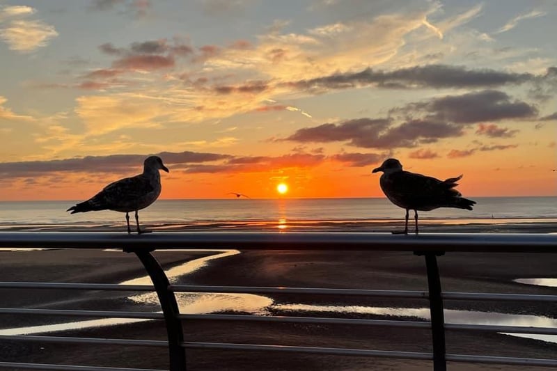 Julie O'Neill captured this peaceful image of Blackpool seafront.