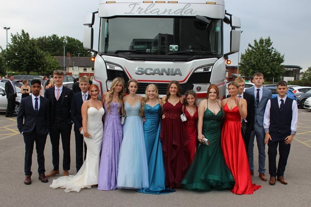 Nine pictures from the school's 2023 prom