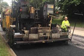 Road repairs in Lancashire are improving.