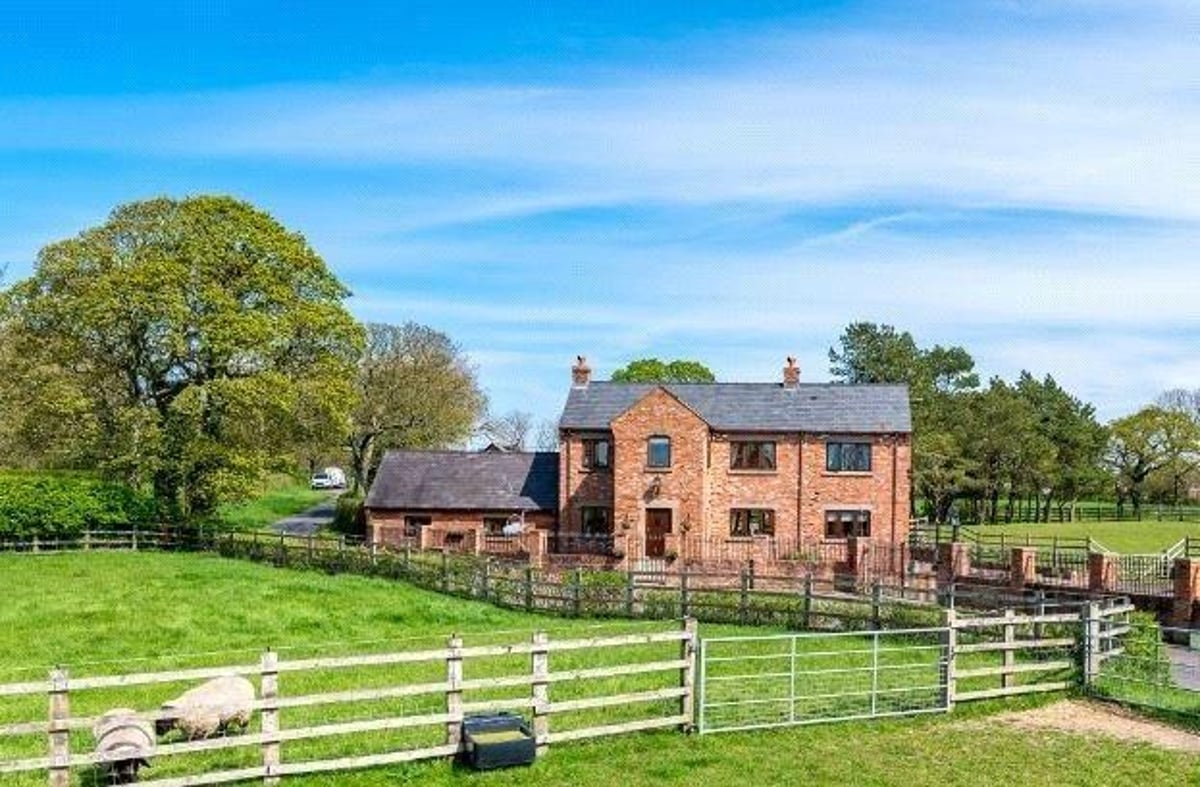 Magical four-bed Lancashire equestrian property with original features and stunning kitchen on the market for £1.2m
