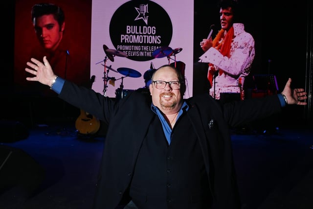 Bill Blundell, event organisers and owner of Bulldog Promotions, at The Great British Elvis Tribute Artist contest and Ultimate Elvis qualifier, a three day event held at Viva, Blackpool.