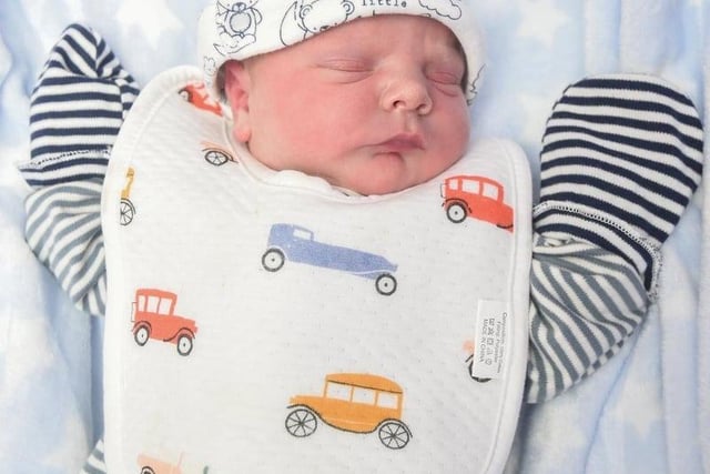 Tommy-Joe Embery, born July 31 at 5.16am, weighing 7lb 10z, to Natalie Embery and Dion Thompson from Preston