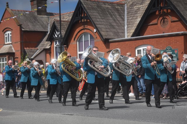 The Thornton Cleveleys brass band