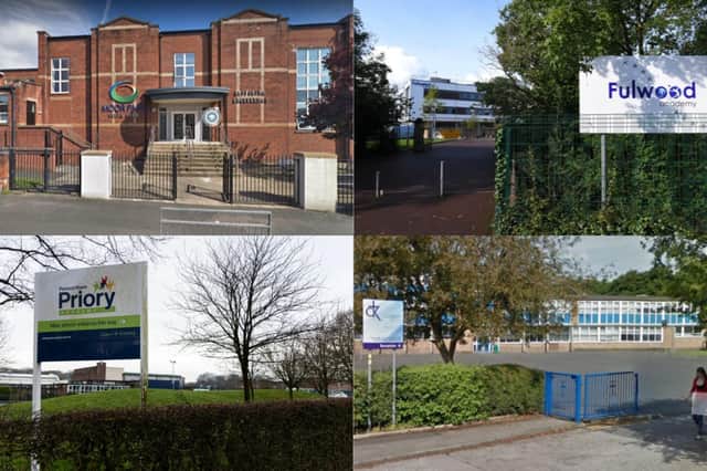 Eight secondary schools in Preston fell behind the average attainment level.